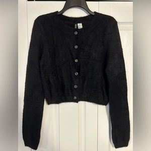 Fuzzy cardigan
